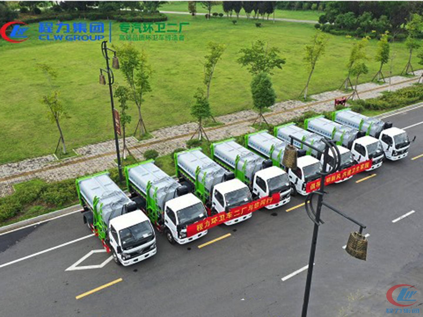 918博天堂集团国六东风福瑞卡5方餐厨垃圾车批量交车