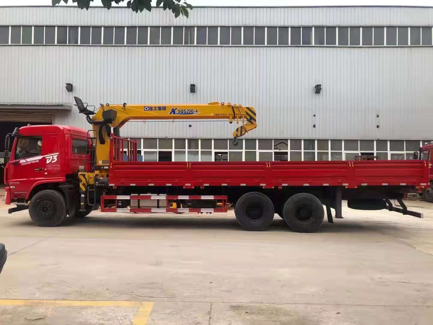 国六东风畅行D3后八轮随车吊