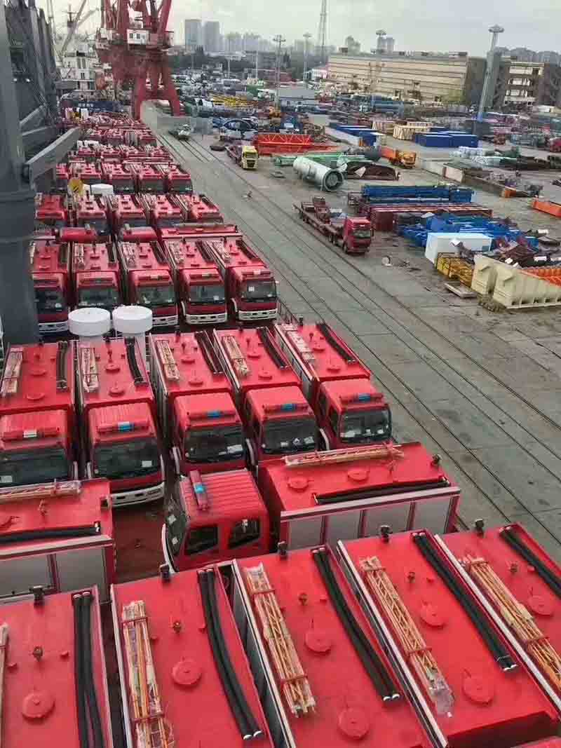 918博天堂消防车出口项目案例展示