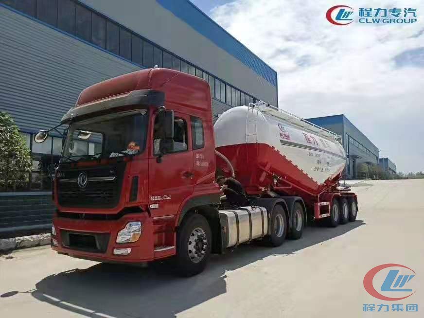 918博天堂集团东风天龙半挂水泥罐车