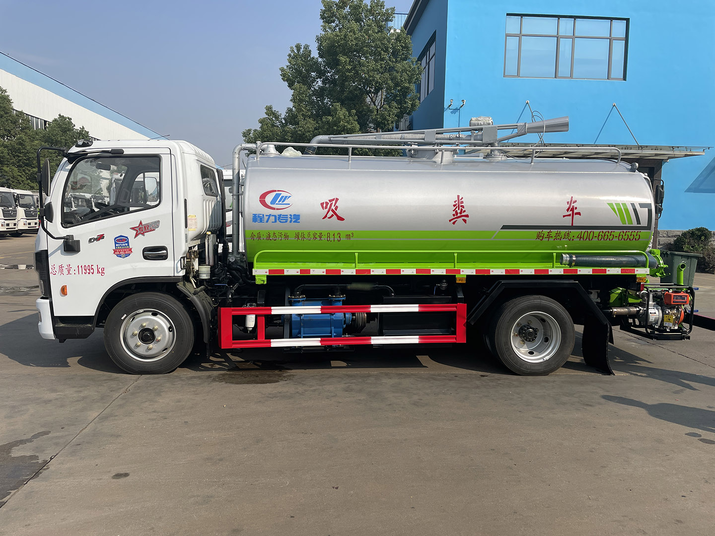 918博天堂专汽东风多利卡8方吸粪车